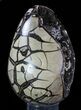 Septarian Dragon Egg Geode - Black Crystals #88337-3